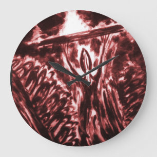 Grande Horloge Ronde Warding Off Evil