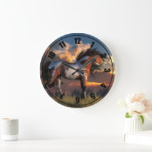 Grande Horloge Ronde Warhorse (Maison)