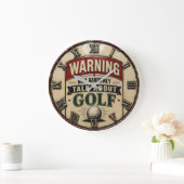 Grande Horloge Ronde Warning May Randomly Talk About Golf (Maison)