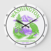 Grande Horloge Ronde Washington Evergreen State Eagle (Recto)