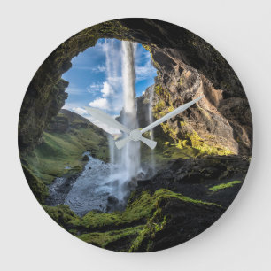 Grande Horloge Ronde Waterfalls Icelandic Waterfall