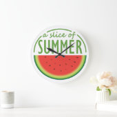 Grande Horloge Ronde Watermelon design Acrylic Wall Clock (Maison)