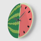 Grande Horloge Ronde Watermelon Time! (Angle)