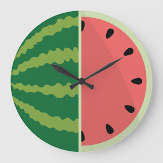 Grande Horloge Ronde Watermelon Time!