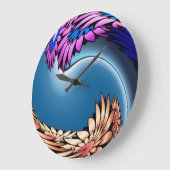 Grande Horloge Ronde Wave de Tropical Tidal (Angle)