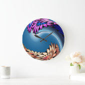 Grande Horloge Ronde Wave de Tropical Tidal (Maison)