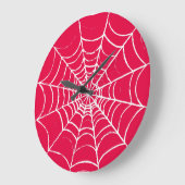 Grande Horloge Ronde Web rose (Angle)
