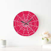 Grande Horloge Ronde Web rose (Maison)