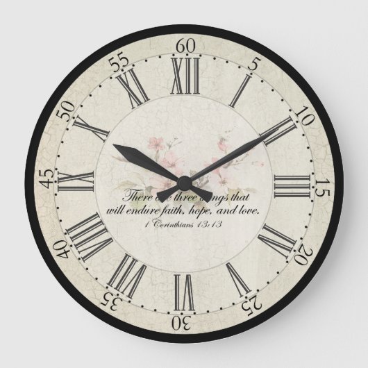 Grande Horloge Ronde Wedding Clock (Recto)