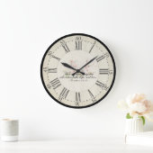 Grande Horloge Ronde Wedding Clock (Maison)