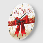Grande Horloge Ronde welcome gold red (Angle)