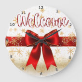Grande Horloge Ronde welcome gold red (Recto)