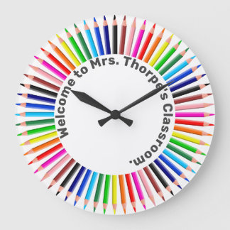 Grande Horloge Ronde Welcome to my classroom