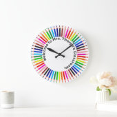 Grande Horloge Ronde Welcome to my classroom (Maison)