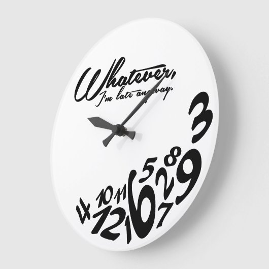 Grande Horloge Ronde Whatever (Angle)