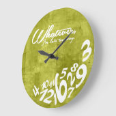 Grande Horloge Ronde Whatever (Angle)