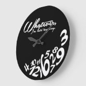 Grande Horloge Ronde Whatever (Angle)