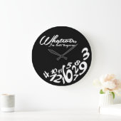 Grande Horloge Ronde Whatever (Maison)