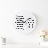 GRANDE HORLOGE RONDE WHATEVER ET WHENEVER CLOCK POUR RETIREE/OTHERS (Maison)
