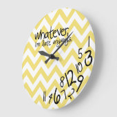 Grande Horloge Ronde whatever, i'm late anyways (Angle)