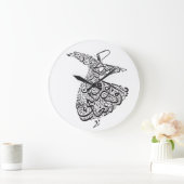 Grande Horloge Ronde Whirling Dervish (Maison)