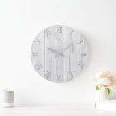 Grande Horloge Ronde White (Maison)