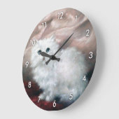 Grande Horloge Ronde White Kitten, Carl Kahler (Angle)