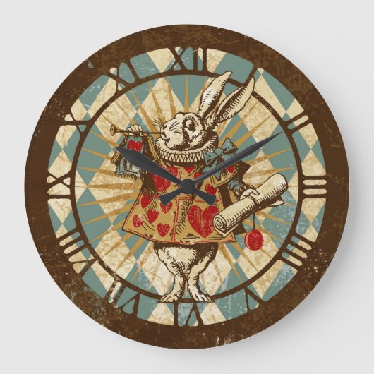Grande Horloge Ronde White Rabbit (Recto)