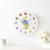 Grande Horloge Ronde White Rabbit Wall (Maison)