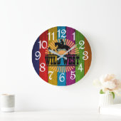 Grande Horloge Ronde Wild West (Maison)
