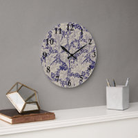 William Morris Motif Giroflée Bleu Antique