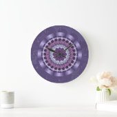 Grande Horloge Ronde Wind Mandala (Maison)