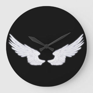 Grande Horloge Ronde Wings de Falln White Angel