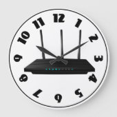 Grande Horloge Ronde Wireless Router (Recto)