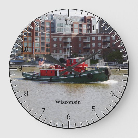 Grande Horloge Ronde Wisconsin clock (Recto)