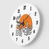 Grande Horloge Ronde Wise birdie large clock (Angle)