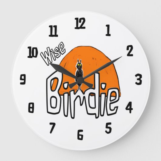 Grande Horloge Ronde Wise birdie large clock (Recto)