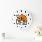 Grande Horloge Ronde Wise birdie large clock (Maison)