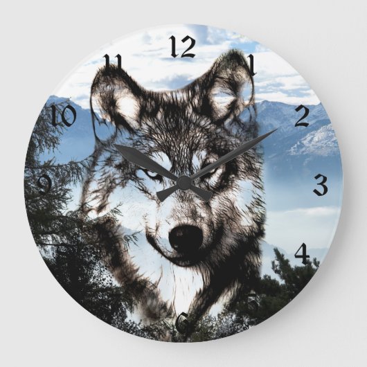 Grande Horloge Ronde Wolf face (Recto)