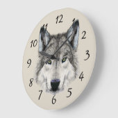 Grande Horloge Ronde Wolf face design (Angle)