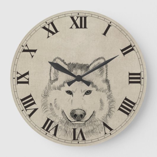 Grande Horloge Ronde Wolf Power (Recto)
