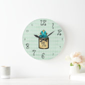 Grande Horloge Ronde Wonderland Alice  (Maison)