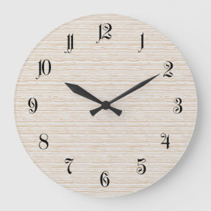 Grande Horloge Ronde Wood background