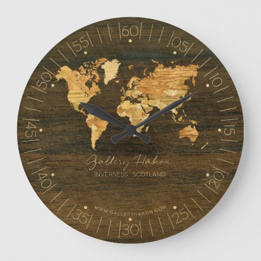Grande Horloge Ronde Wooden (Recto)