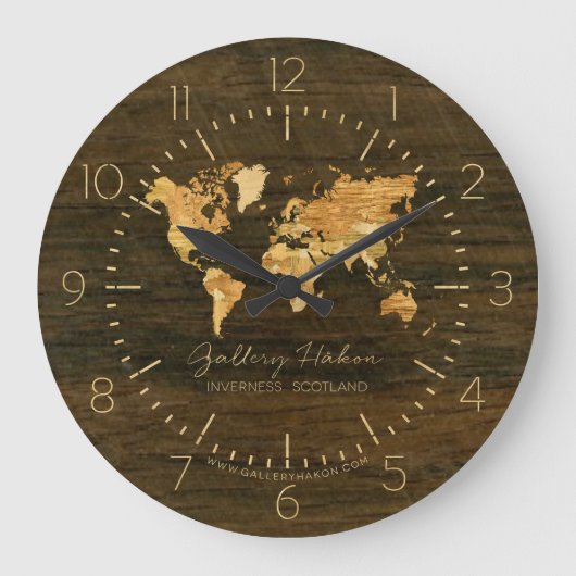 Grande Horloge Ronde Wooden (Recto)