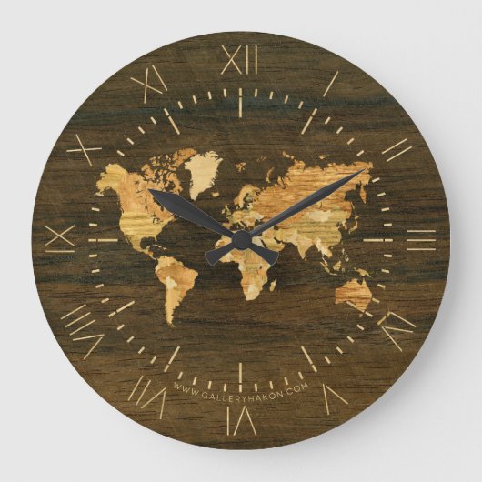 Grande Horloge Ronde Wooden (Recto)