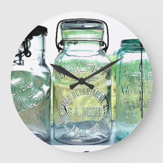 Grande Horloge Ronde Yar Canning Jars (Recto)