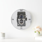 Grande Horloge Ronde Yashica-Mat (Maison)