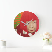 Grande Horloge Ronde Yayoi Kusama (Maison)