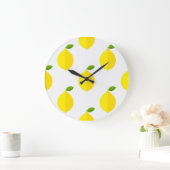 Grande Horloge Ronde Yellow lemon clock (Maison)